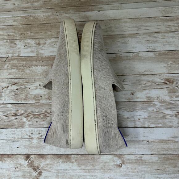 Rothy's The Original Ivory Houndstooth Gray Loafer Slip On Shoes Women's Size 10 - Picture 6 of 7